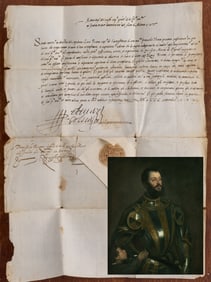 ALFONSO D'AVALOS REQUESTING LUIS PIZANO 1513