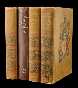 (4) BOOKS WRITTEN and ILLUSTRATED by HOWARD PYLE