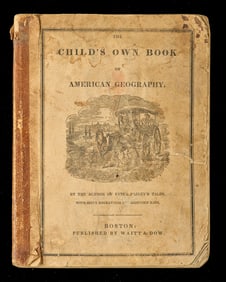 1831 CHILD'S BOOK of AMERICAN GEOGRAPHY