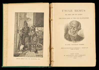 UNCLE REMUS by JOEL CHANDLER HARRIS 1883