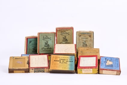 LOT of GREATER BOSTON GLASS PLATE NEGATIVES c1890s