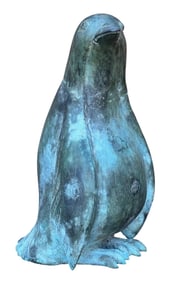 HOLLOW CAST BRONZE PENGUIN