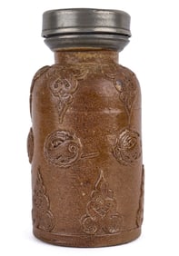 FRENCH GRES de BEAUVAISES TOBACCO JAR