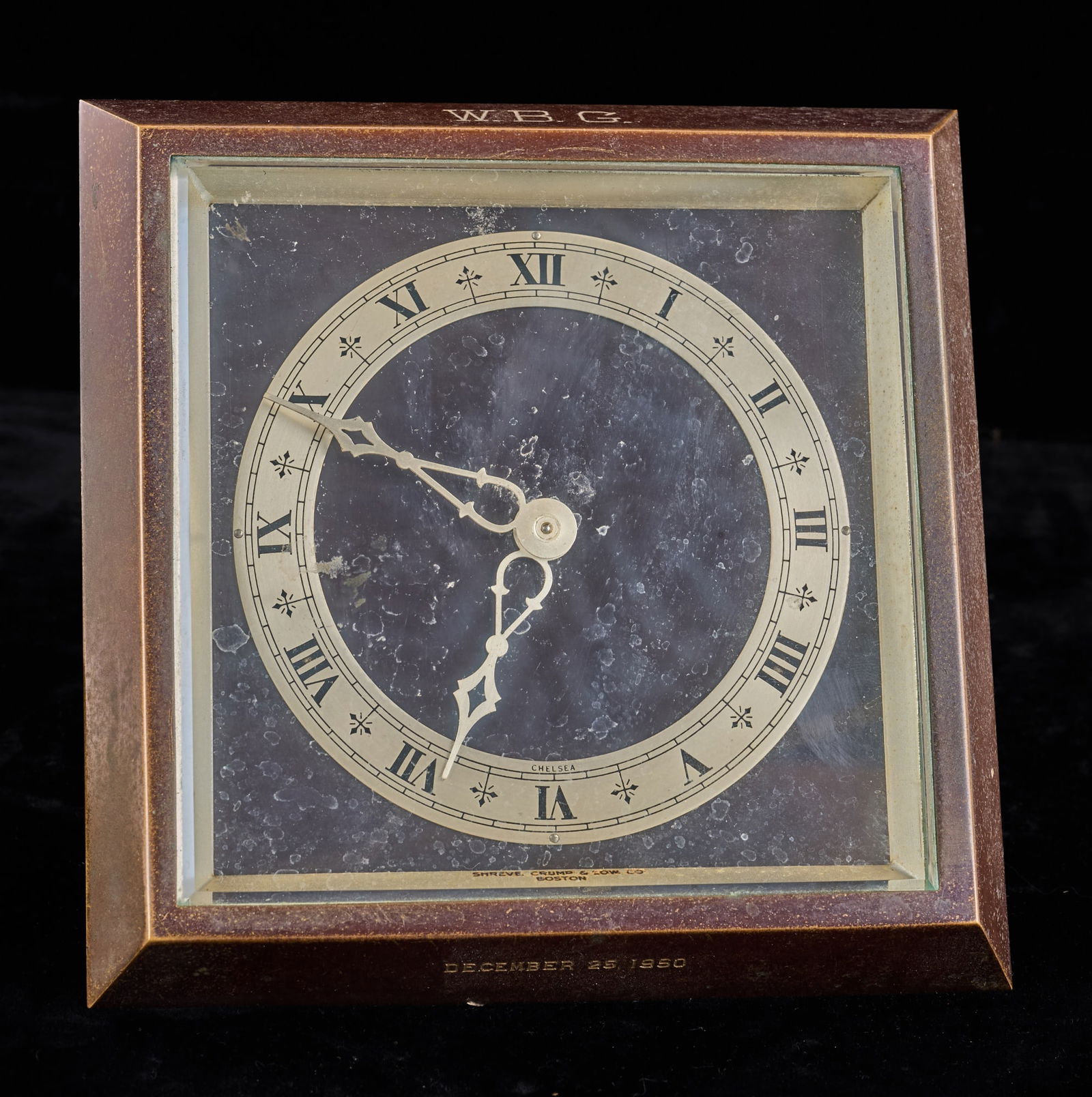 CHELSEA DESK CLOCK RETAILED by SHREVE CRUMP & LOW (1 of 11)