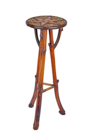 (19th/ 20th c) SAILOR'S FOLK ART BAMBOO STAND