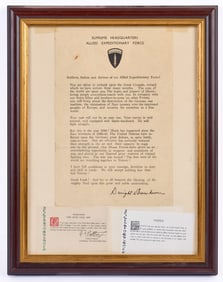 DWIGHT W. EISENHOWER SUPREME HEADQUARTERS NOTE