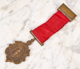 1866 CIVIL WAR BROOKLYN ARTILLERY VETERANS BADGE