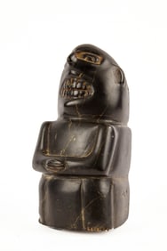 MESO-AMERICAN CARVED STONE EFFIGY