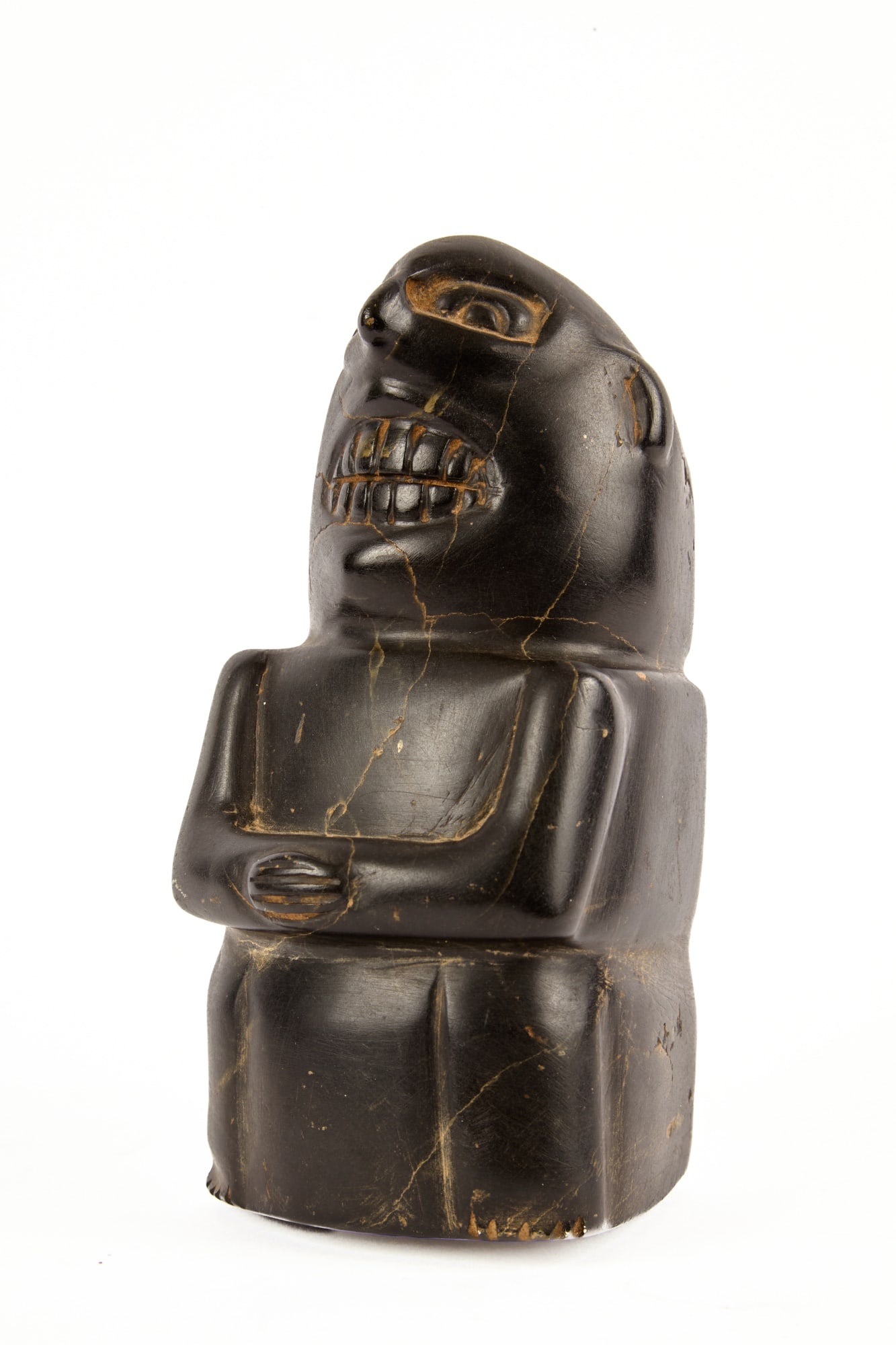 MESO-AMERICAN CARVED STONE EFFIGY (1 of 7)