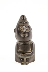 MESO-AMERICAN CARVED STONE EFFIGY