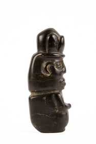 MESO-AMERICAN CARVED STONE EFFIGY