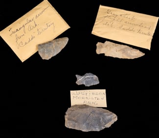 NATIVE AMERICAN ARROWHEADS, CADDO TERRITORY AK