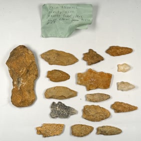 NATIVE AMERICAN ARROWHEADS, ALAMANCE COUNTY NC
