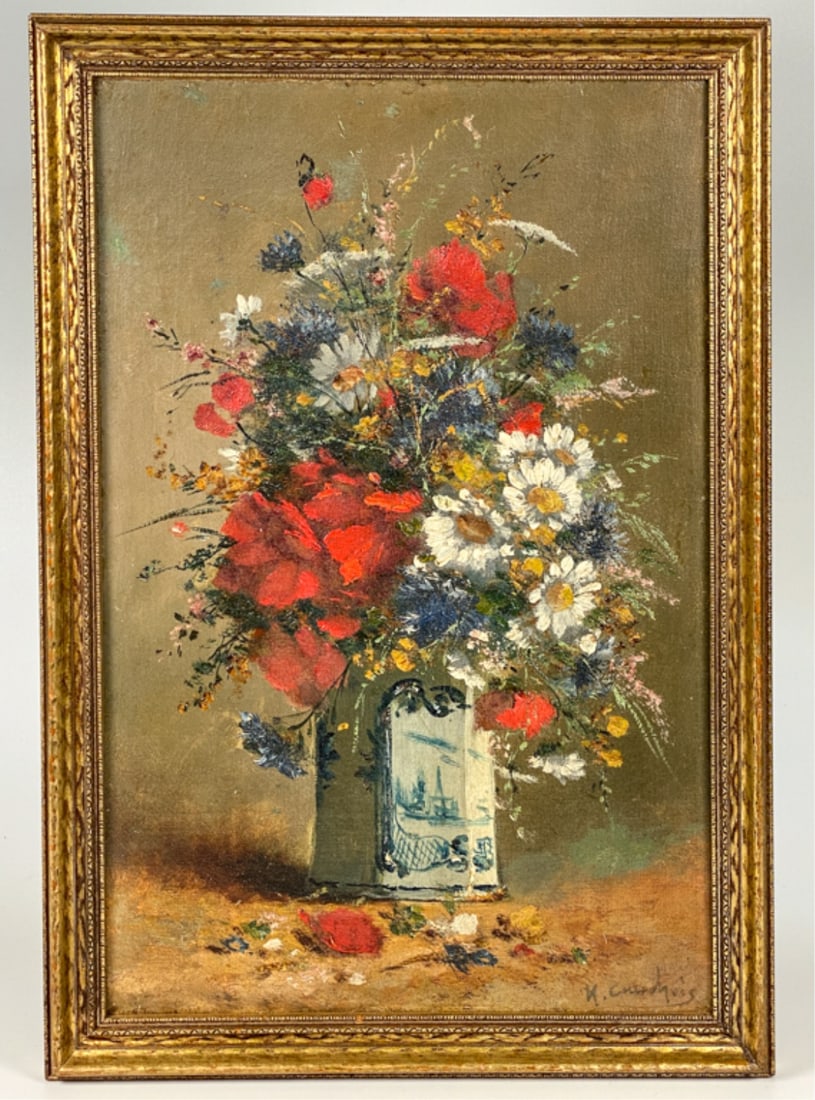 EUGENE HENRI CAUCHOIS (1850-1911) "WILDFLOWERS" (1 of 8)