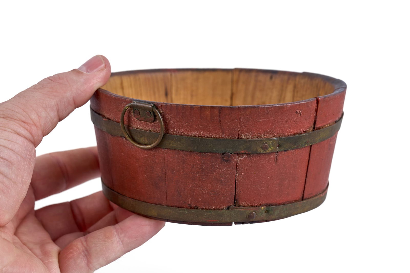 SIGNED PAINTED MINIATURE WASH BASIN (1 of 7)