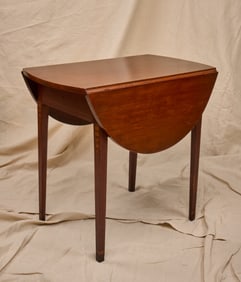 PERIOD INLAID HEPPLEWHITE CHERRY PEMBROKE TABLE