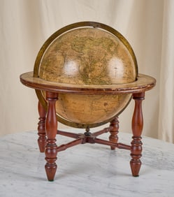 1861 JOSEPH LORING 12 in TERRESTRIAL TABLE GLOBE