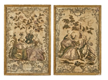 (18th c) FRENCH ENGRAVINGS - Two Works