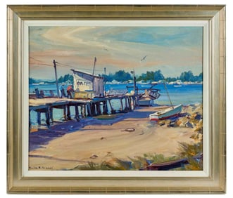 EMILE GRUPPE (1896-1978) "BAIT HOUSE"