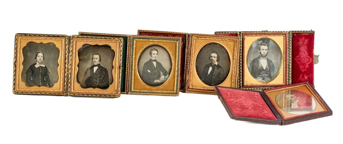 (6) SIXTH PLATE DAGUERREOTYPES