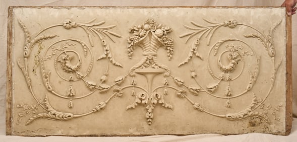 FEDERAL PERIOD HAND-CARVED OVERMANTEL PANEL