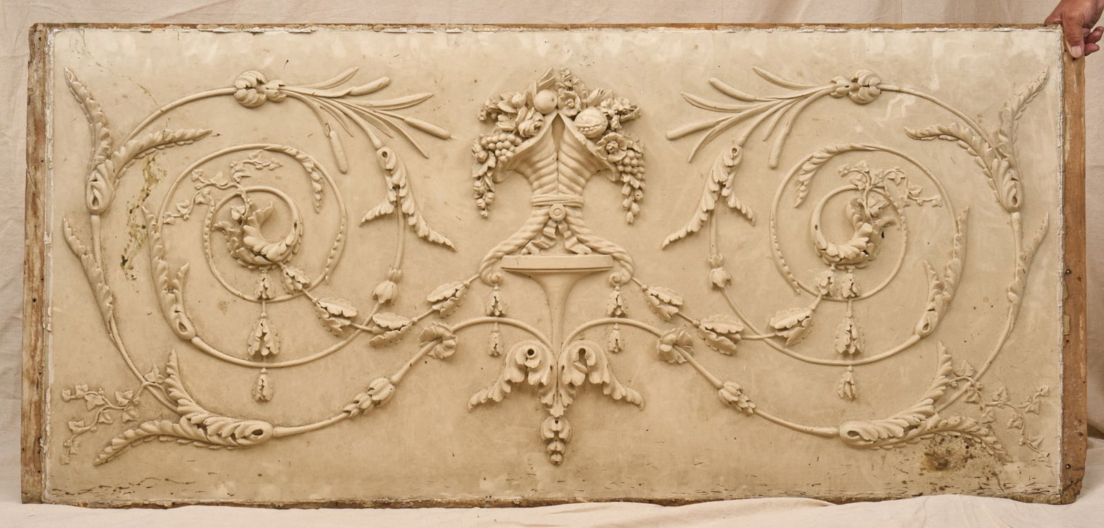 FEDERAL PERIOD HAND-CARVED OVERMANTEL PANEL (1 of 20)