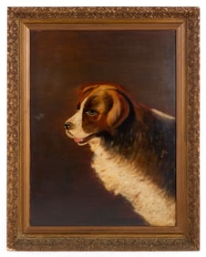 (19th c) AMERICAN SCHOOL / BERNESE MOUNTAIN DOG