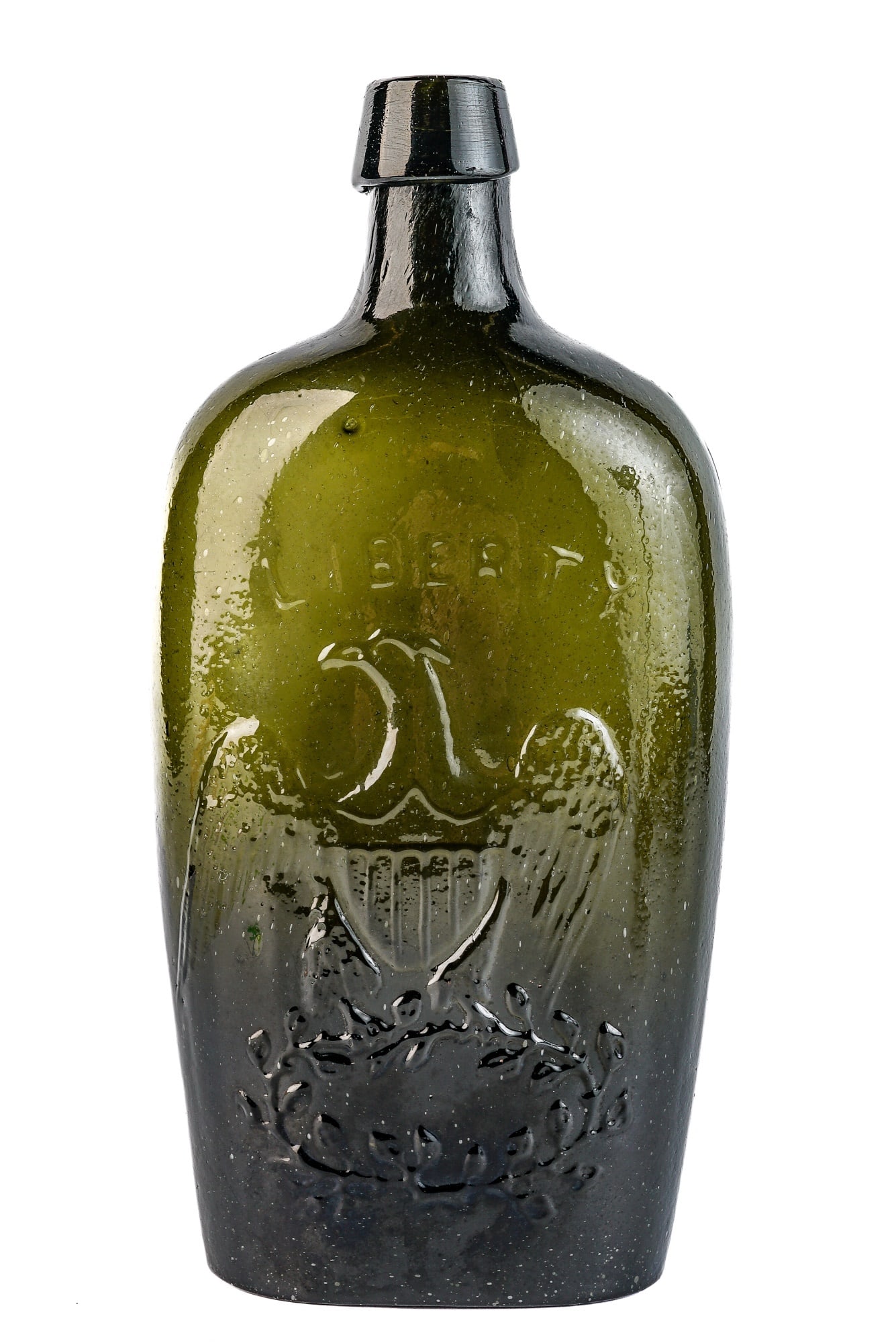 WILLINGTON GLASS CO LIBERTY FLASK (1 of 18)