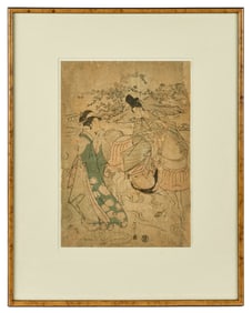 (18th c) JAPANESE WOODBLOCK PRINT