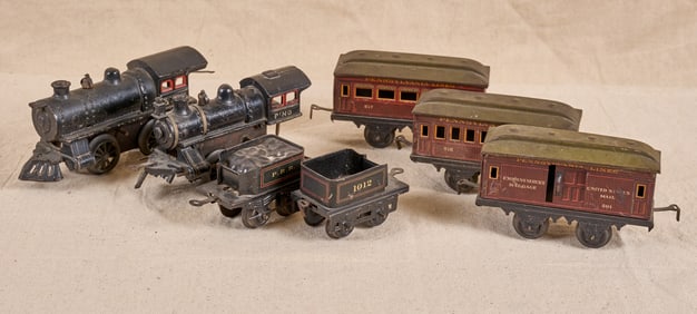 O-GAUGE BING PRESSED STEEL LITHOGRAPH TOY TRAIN