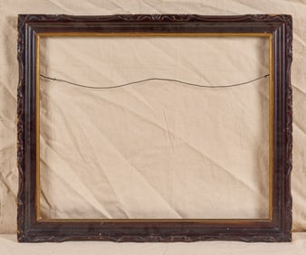 (19th/20th c) CARVED & GILT FRAME