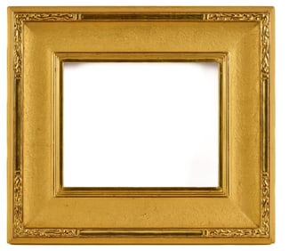 PAUL GOODNOW CUSTOM CARVED & GILT PICTURE FRAME