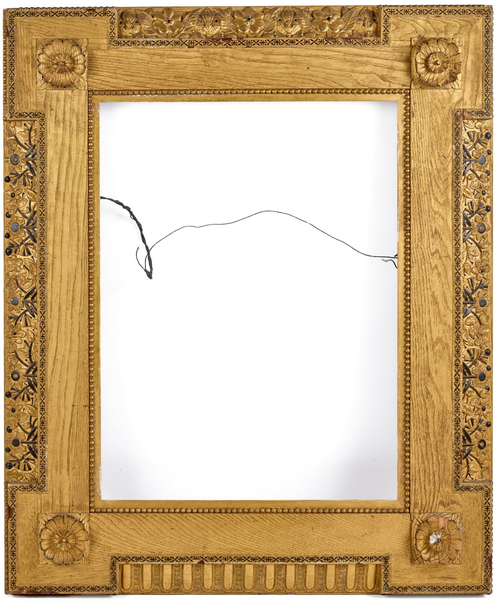 IMPRESSIVE AESTHETIC MOVEMENT GILT OAK FRAME (1 of 7)