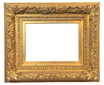 (19th c) ORNATE GILT FRAME