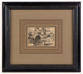 CHARLES HOFFBAUER (1875-1957) Two Works