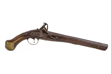 (18th c) OTTOMAN FLINTLOCK PISTOL