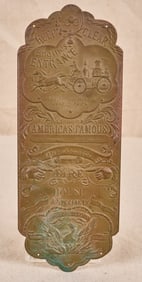 BRASS SAN FRANCISCO FIRE HOUSE PLAQUE