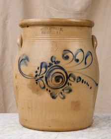 HAXSTUN OTTMAN & CO (3) GALLON STONEWARE CROCK