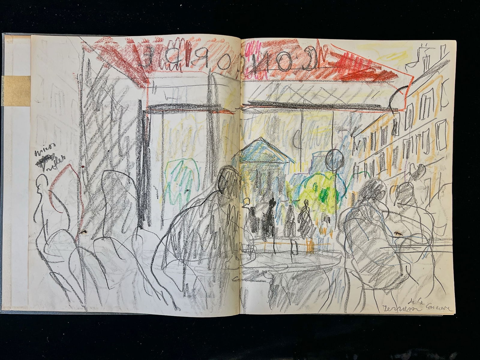 SKETCH BOOK - BERNARD LAMOTTE (1903-1983) (1 of 5)