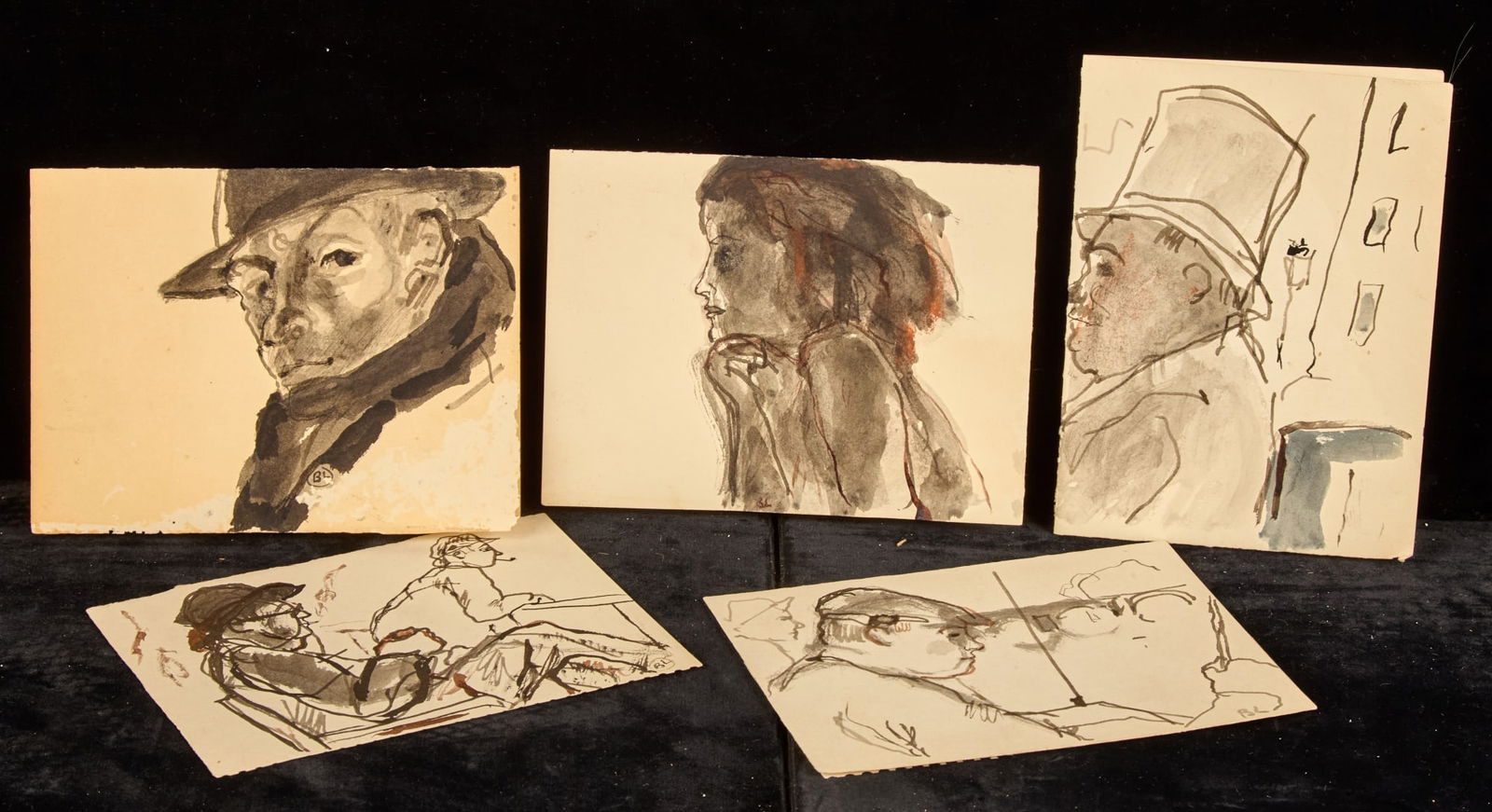 (5) NOTECARDS - BERNARD LAMOTTE (1903-1983) (1 of 8)