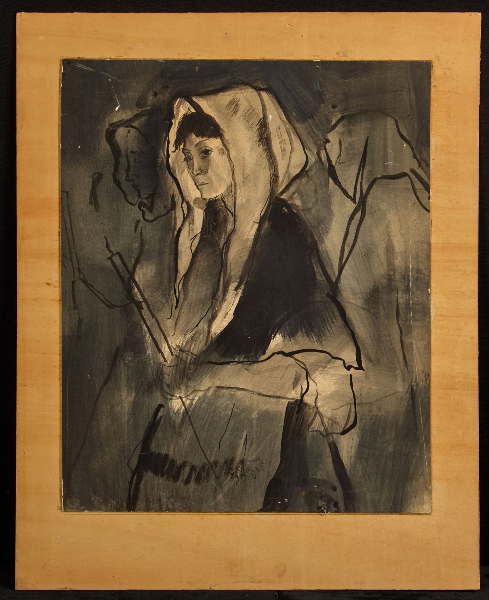 WOMEN WALKING in CANDLELIGHT - BERNARD LAMOTTE (1 of 5)