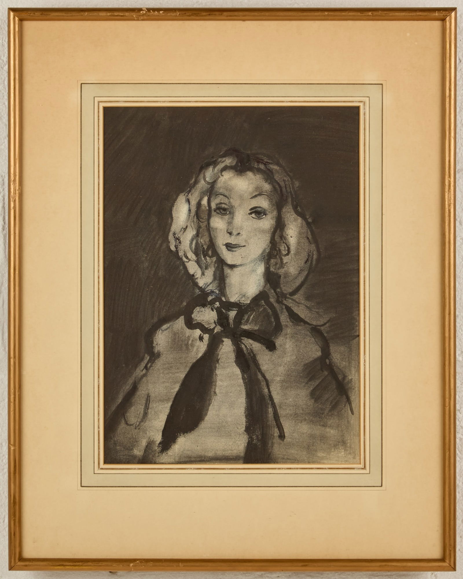 PORTRAIT of a WOMAN - BERNARD LAMOTTE (1903-1983) (1 of 5)