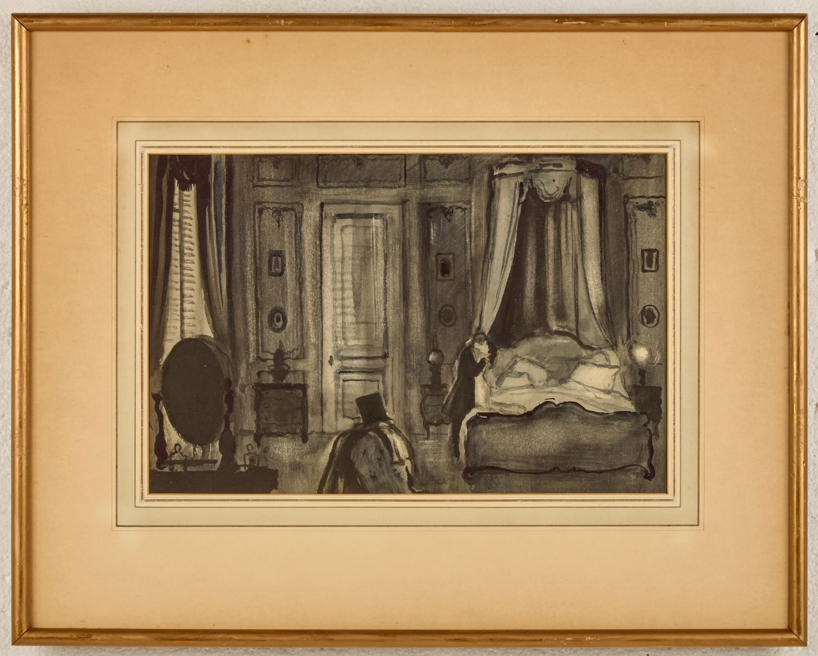 THE KISS - BERNARD LAMOTTE (1903-1983) (1 of 6)