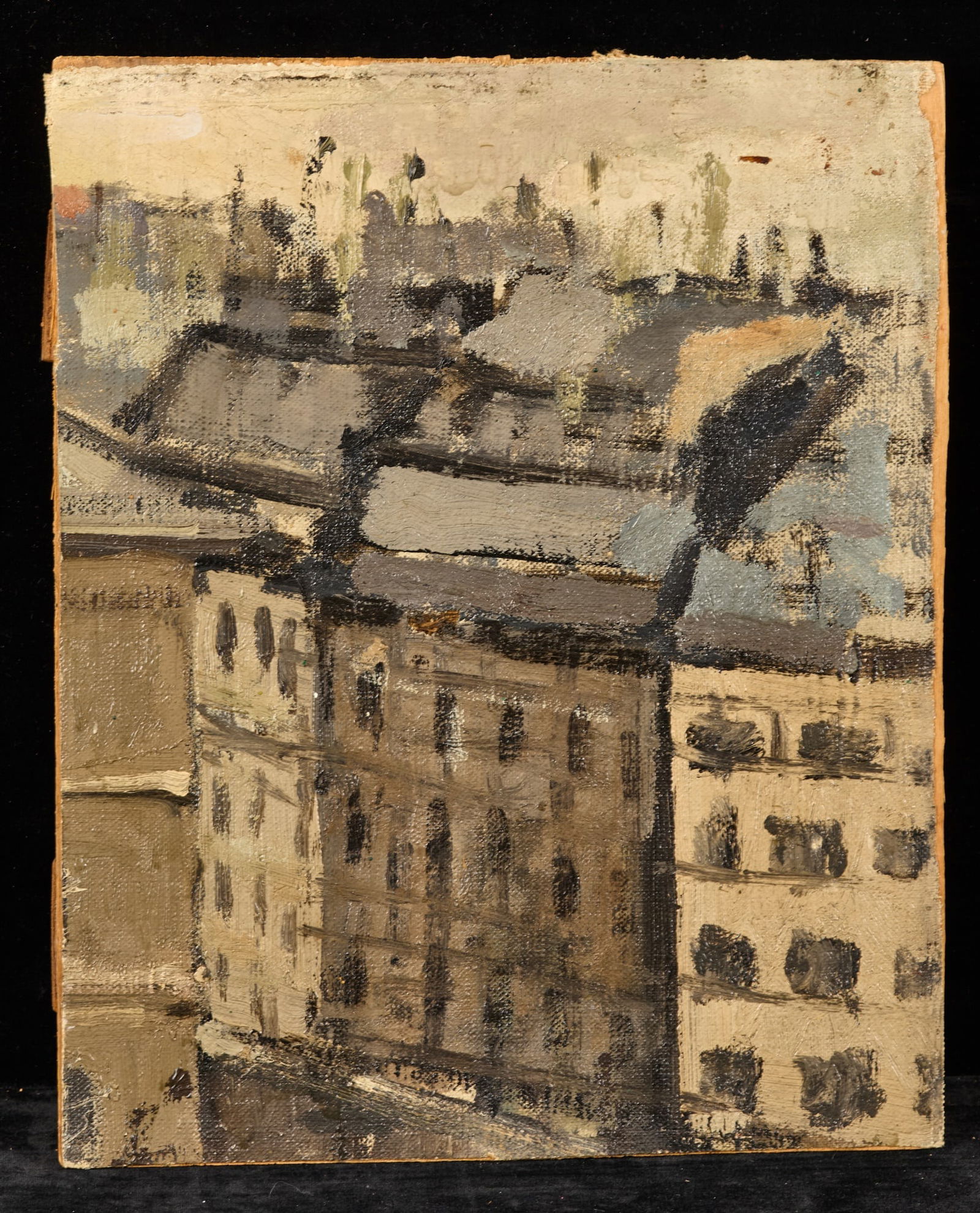 PARISIAN ROOFTOPS - BERNARD LAMOTTE (1903-1983) (1 of 5)