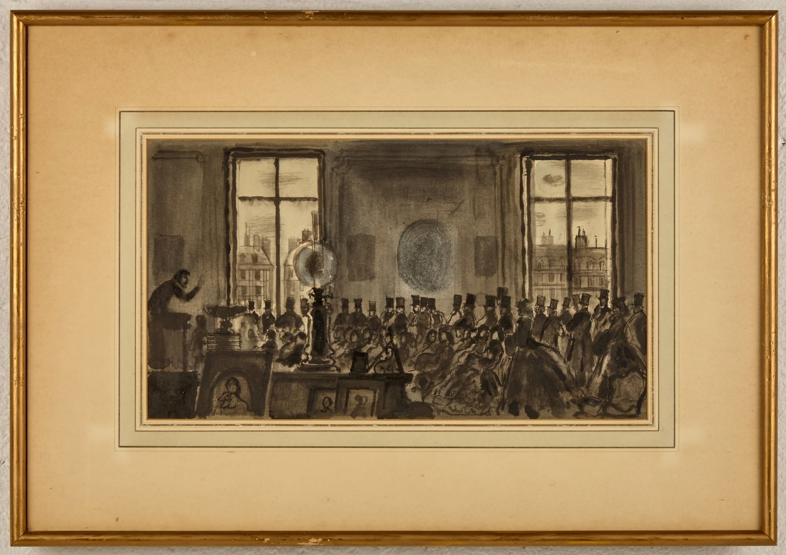 WELL ATTENDED LECTURE - BERNARD LAMOTTE (1 of 7)