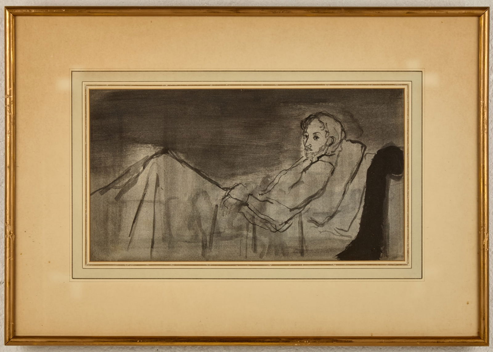 MAN LYING IN BED - BERNARD LAMOTTE (1 of 7)