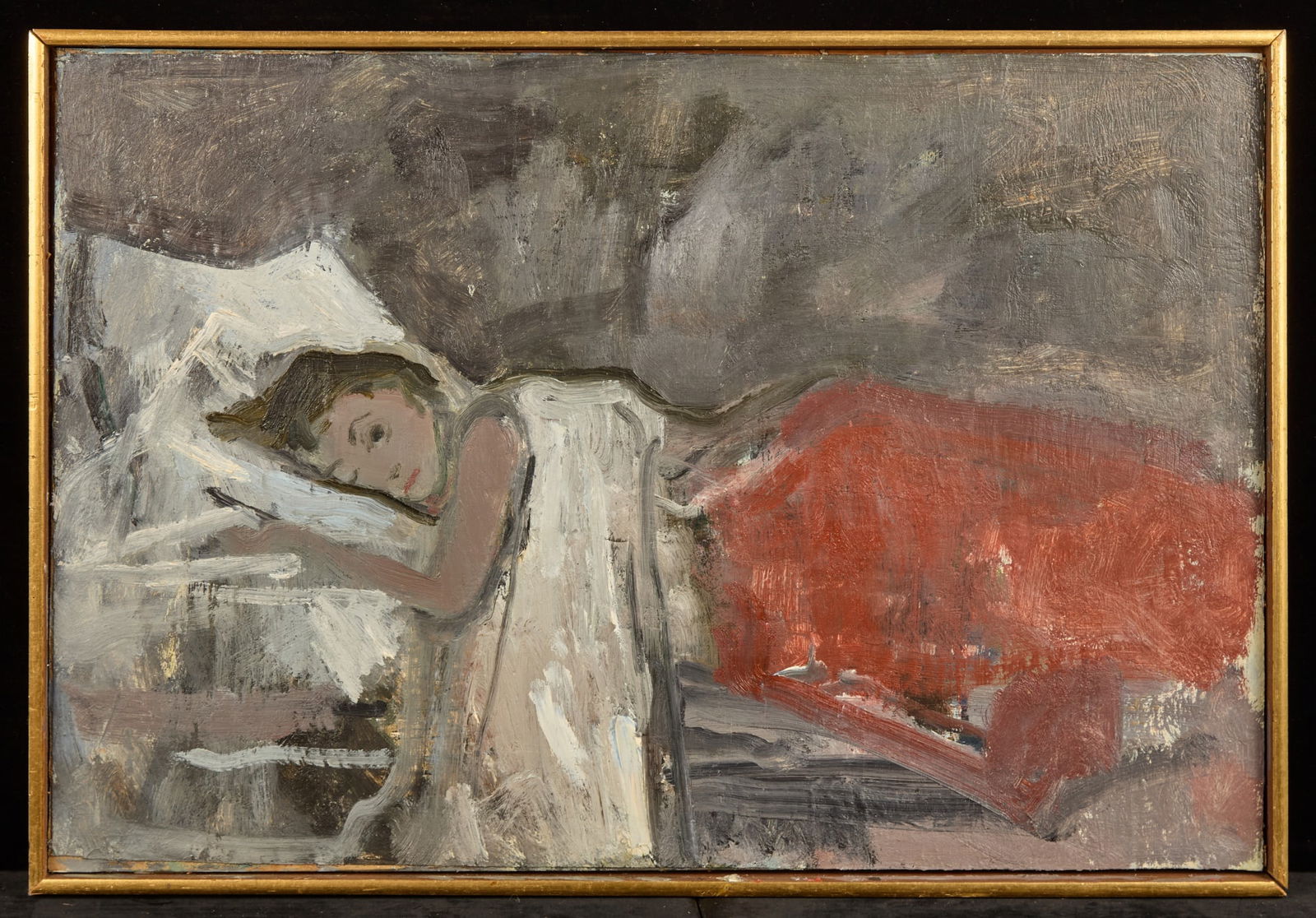 AWAKE in BED - BERNARD LAMOTTE (1903-1983) (1 of 6)