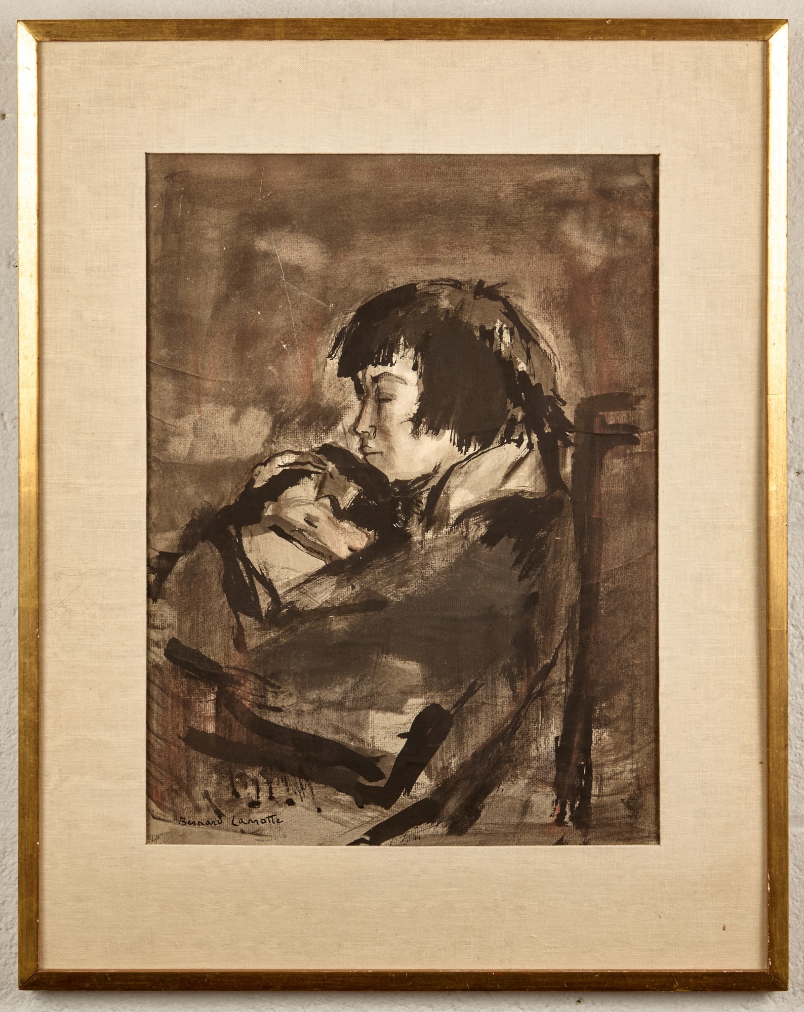 MOTHER and CHILD - BERNARD LAMOTTE (1903-1983) (1 of 7)