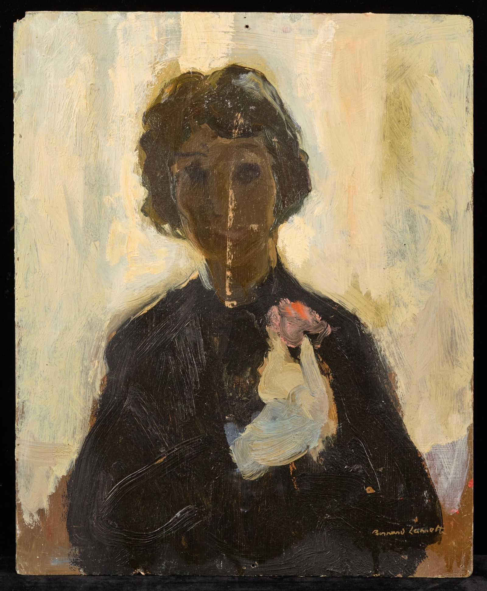 WOMAN with a ROSE - BERNARD LAMOTTE (1903-1983) (1 of 5)