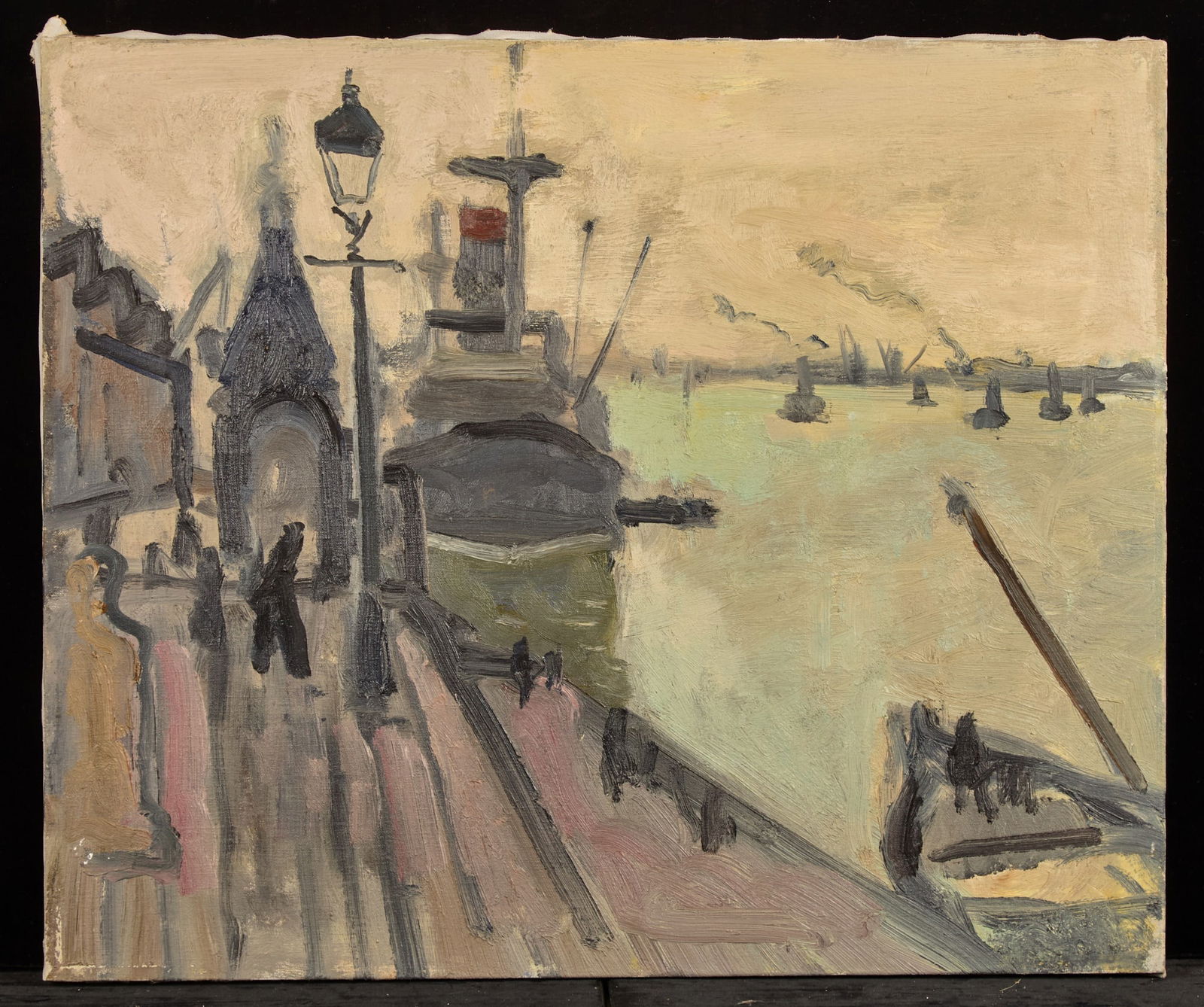 BUSY PORT - BERNARD LAMOTTE (1903-1983) (1 of 5)